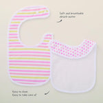 lazyrhino Pack of 7,Baby Bibs,Unisex,Soft and Absorbent,Adjustable,Easy to Use (multi02)