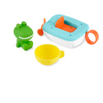 Skip Hop Baby Bath Toy Croc The Boat 3-Piece Set, Zoo
