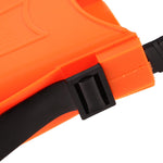 Healvian Diving Foot Flippers Swimming Fins for Adults, Adjustable Orange Scuba Flippers with Comfortable Fit, Sizes 30-36, Snorkeling and Water Sports Training Equipment