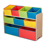 Delta Multi-Color Deluxe Toy Organizer with Storage Bins