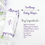 Young Living Seedlings Baby Wipes, 72ct | Gentle Care for Little Ones | Skin Moisturizer | Hydrating & Smooth | Sensitive Skin | Thick Wipes | Alcohol-Free | Ideal for Hands & Faces | Water-Infused
