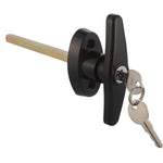 StartFine 6½" T-Handle Shed Door Lock Handle with Lock Keyed Alike Garage t Handle Shed Latch Hardware Locking Handle 6-1/2" T-Handle 1kit