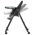 Peg Perego Prima Pappa Zero 3 - High Chair - for Children Newborn to 3 Years of Age - Made in Italy - True Black (Black)