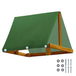 Gicov Swing Set Replacement Tarp Kids Playground Roof Canopy Waterproof Outdoor Replacement Sunshade Cover Backyard Playset Canopy Replacement Trap