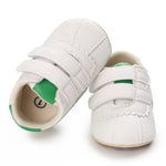 Clowora Baby Boys Girls Shoes Non-Slip Rubber Sole Sneakers Infant First Walking Toddler Crib Shoes Newborn Loafers Flats. (09/Green,12-18 Months)