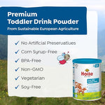 Holle Toddler Nutritional Drink, Non-GMO Cow Milk-Based Gentle Formula, for Kids 12-36 Months, 14 oz