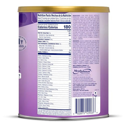 Enfagrow PREMIUM Gentlease Toddler Nutritional Drink, Made with Real Milk, Designed to Ease Fussiness, Gas & Crying, Brain-Building Omega-3, Nutrients for Growth & Immune Support, Powder Can, 29.1 Oz