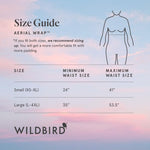 WildBird - Aerial Buckle Wrap - 0-6 Months - Standard (XS-XL) Sparrow - Newborn Baby Carrier - Front Carry - Soft Fabric, Straps, Head Support, Padded Waist Belt - Baby Essentials - New Mom Gifts