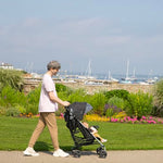 Ingenuity 3Dlite Convenience Stroller, Gray – Lightweight Stroller with Aluminum Frame, Large Seat Area, 4 Position Recline, Extra Large Storage Basket – Infant Stroller for Travel and More