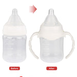 4 Pack Baby Bottle Handles for Evenflo Wide Neck 5oz & 9oz Baby Bottle, Bottle Holder for Newborn