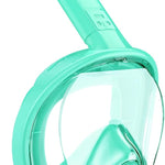 Kids Snorkel Mask Full Face, Snorkeling Gear for Kids 2-14 with Camera Mount, 180 Degree Panoramic View Snorkeling Set Anti-Fog Anti-Leak