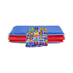 KinderMat + Eric Carle Kinderbundle - ABC & 123 - Full Nap Mat & Washable Cover, Special Edition - 47" x 22", Value Bundle, Great for Daycare & Family Households