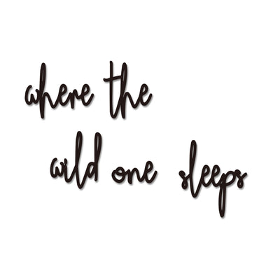 Where The Wild One Sleeps Toddler Boys Room Decor Playroom Wall Decor Wooden Wall Art Decoration for Boys and Girls