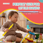 Bebecan Teething Sticks for Babies 36+ Months – Super Soft Silicone Teething Aids, Infant Oral Soothing Relief Back Molars, Multicolor 6-Pack