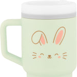 Infantino My 1st Tumbler, Silicone Sippy Cup with Straw & Handle, Spill-Resistant, for On-the-Go, BPA-Free Transition Cup, Lilac