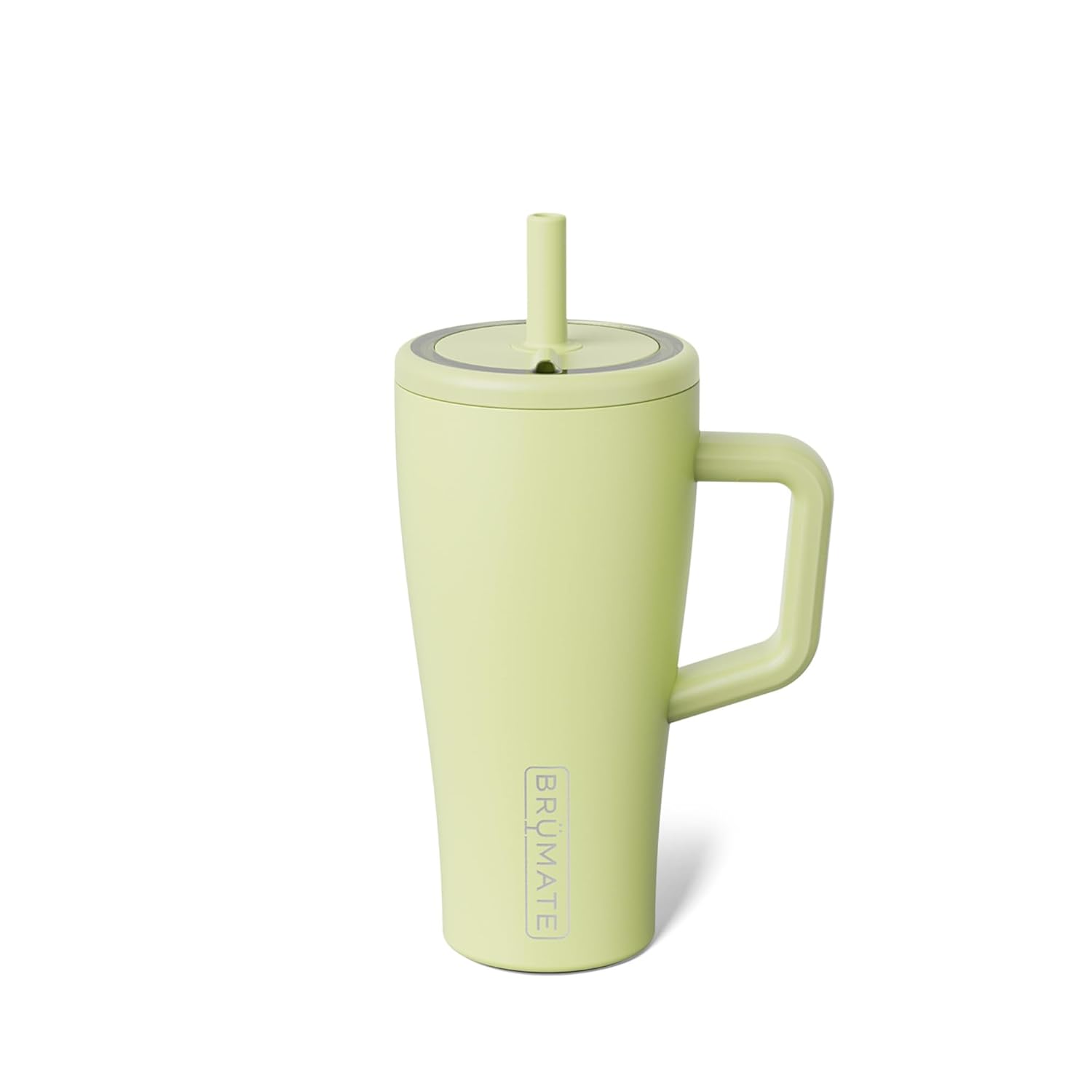 BrüMate Era 40 oz Tumbler with Handle and Straw | 100% Leakproof Insulated Water Bottle Tumbler with Lid and Flexible SoftSip Straw | Made of Stainless Steel | Cup Holder Friendly | 40oz (Lavender)