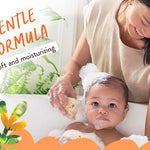 Babo Botanicals Fragrance-Free 2-in-1 Baby Shampoo & Wash - Shea Butter, Calendula & Aloe - EWG Verified, Cruelty-Free, Vegan - Pediatrician Tested - 16 Fl Oz