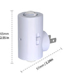 Dimmable Night Lights Plug into Wall, Rotatable Plug-in LED Night Light, Dusk to Dawn Sensor, Adjustable Brightness, 3000K Soft White,for Bedroom, Hallway, Stairway, 4 Pack