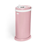 Ubbi Stainless Steel Diaper Pail, Odor Locking, No Special Bag Required, Award-Winning, Registry Must-Have, Fig Blossom