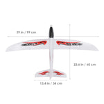 TOYANDONA 1PC Foam Glider Airplane, 39 inch Large Throwing Glider Planes Lightweight Outdoor Flying Glider Airplane Toys for Girls Boys Party Favor or Gift
