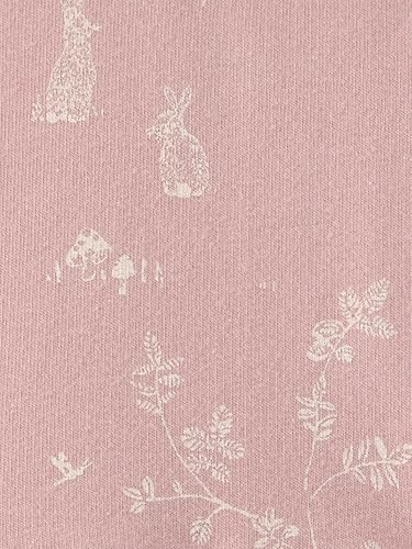 Little Planet by Carter's Girl Dress Made with Organic Cotton, Pink Bunnies, 18M