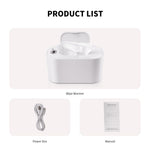 Baby Wipe Warmer and Baby Wet Wipes Dispenser, 5 Modes of Temperature Heating Control Portable Diaper Wipes Warmer for Newborn Baby, Baby Shower Gifts White