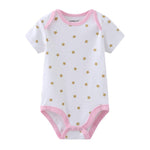 Kiddiezoom Unisex Baby 5-Pack Short-Sleeve Bodysuit Bodysuit