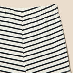 Amazon Essentials Unisex Babies' Cotton Pull-On Shorts, Pack of 3, Black/Light Grey Heather/Stripe, 18 Months