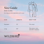 WildBird - Ring Sling Baby Carrier - 0-36 Months (up to 35 lbs) - Standard (74") Sparrow & Bronze Ring - Front, Hip or Back Carry - Adjustable Fit - Natural Linen - Baby Essentials - New Mom Gifts