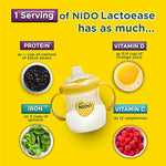 Nestle NIDO Lacto-Ease Toddler Powdered Milk Beverage - 28.2 Oz Canister - Toddler Drink Mix