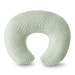 OMYS Nursing Pillow, Breastfeeding Pillows with Removable Cover for Mom with Breathable Filling, Ergonomic Baby Feeding Essentials for Bottle and Breastfeeding (Green)