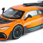 1/18 Mercedes AMG ONE Die-cast Model Car, Collectible Alloy Model with Sound and Light Function and Pullback Function, Orange