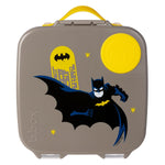 b.box Batman Lunch Box for Big Eaters All Ages - 8.5 Cup Leak Proof Bento Box with 4 Compartments, School Lunch Container with Ice Pack, Dishwasher Safe, BPA-Free, PFAS-Free