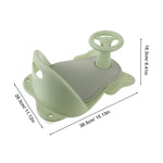 Didiseaon Baby Bath Seat for Tub Non-Slip Toddler Bathing Chair Adjustable Infant Shower Seat for Boys and Girls 1-3 Years Old Safe and Comfortable Bathing Support
