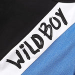 Kucnuzki 2T Boys Clothes Kids Blue Cotton Sweatshirt & Sweatpants Set 2T-3T Boy