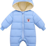 Cute Baby Boys Snowsuit New Born baby girls Winter Coat Toddler Clothes