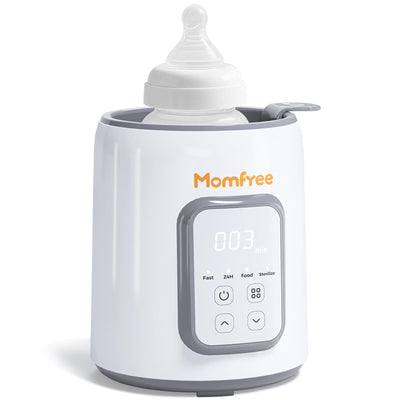 Bottle Warmer,8-in-1 Fast Baby Bottle Warmer for Breastmilk and Formula,Milk Warmer with Accurate Temperature Control and Automatic Shut-Off,Multifunctional Bottle Warmers for All Bottles (Grey)