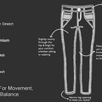 CULTURA Baby Boys Toddler Jeans, Elastic Waist Slim Wash Basic Stretch Denim Pants Jeans for Boys, Light Blue - Stretch Denim, 2T