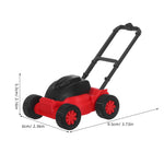Hemoton Miniature Lawn Mower Toy for Kids Realistic Plastic Dollhouse Garden Accessory Lightweight Toddler Lawn Mower for Indoor Outdoor Role Play Safe Small Model