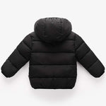 LAVIQK 1-7 Years Baby Boys Girls Toddlers Winter Coats Puffer Jacket with Removable Fur Hooded Down Snow Jacket Warm Fleece Coat Outerwear