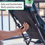 Ingenuity 3Dquickclose CS+ Compact Fold Stroller – Lightweight Stroller with Oversized Canopy, Extra-Large Storage and Compact Fold