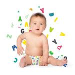 Hello Bello Premium Baby Diapers Size 1, 32 Count of Disposable, Extra-Absorbent, Hypoallergenic Baby Diapers with Snug and Comfort Fit, Alphabet Soup