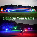 TOSY Flying Disc - 16 Million Color RGB or 36 LEDs, Extremely Bright, Smart Modes, Auto Light Up, Rechargeable, Easter, Birthday & Camping Gift for Men/Boys/Girls/Teens/Kids, 175g