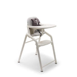 Bugaboo Giraffe Wooden Baby High Chair, Adjustable in 1 Second, Easy to Clean, Safe and Ergonomic Highchair, Suitable from Birth in Combination with Newborn Set (Sold Separately), White