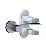 4-Pack Door Handle Baby Proof Lock – Child Proof Door Lever Lock for Kids Safety – Stops Toddler, Dog & Cat from Opening Doors – Easy One-Hand Adult Use, No-Drill Adhesive – Fits Home Bath/Kitchen