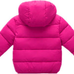Toddler Baby Hooded Down Jacket Boys Girls Kids Thicken Warm Winter Coat Outerwear 1-7t