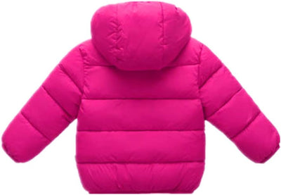 Toddler Baby Hooded Down Jacket Boys Girls Kids Thicken Warm Winter Coat Outerwear 1-7t