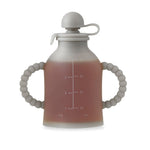 PandaEar 4 Pack Reusable Silicone Baby Food Pouches, Washable Freezer Squeezable Pouch for Toddler Kids, BPA-Free Silicone Refillable Baby Food Storage, 4oz