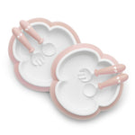 BabyBjörn Baby Plate, Spoon and Fork, 2 Sets, Powder Pink
