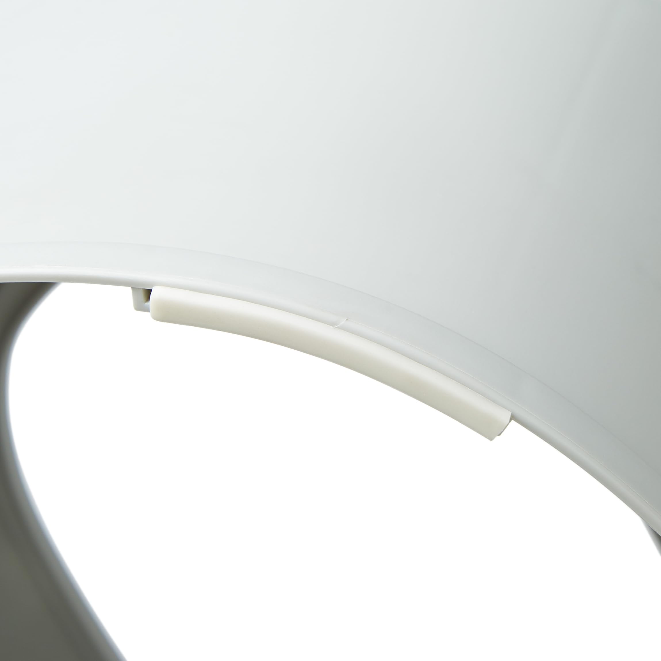 KÜB 3-in-1 Potty Training Toilet (Chair, Seat, Step Stool) - 9 CM Splash Guard, One-Click Assembly, Easy to Clean - Versatile Toddler Potty Trainer for Boy Girl - Grey